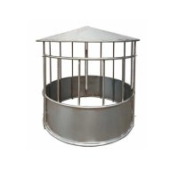 Round Feeder With Roof